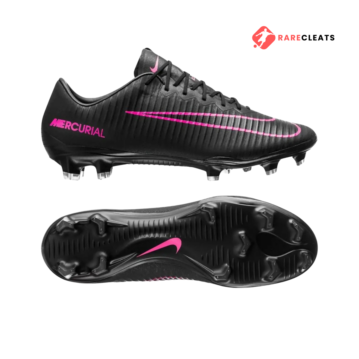 Mercurial Vapor 11 FG Black/Pink Blast - Rare Cleats