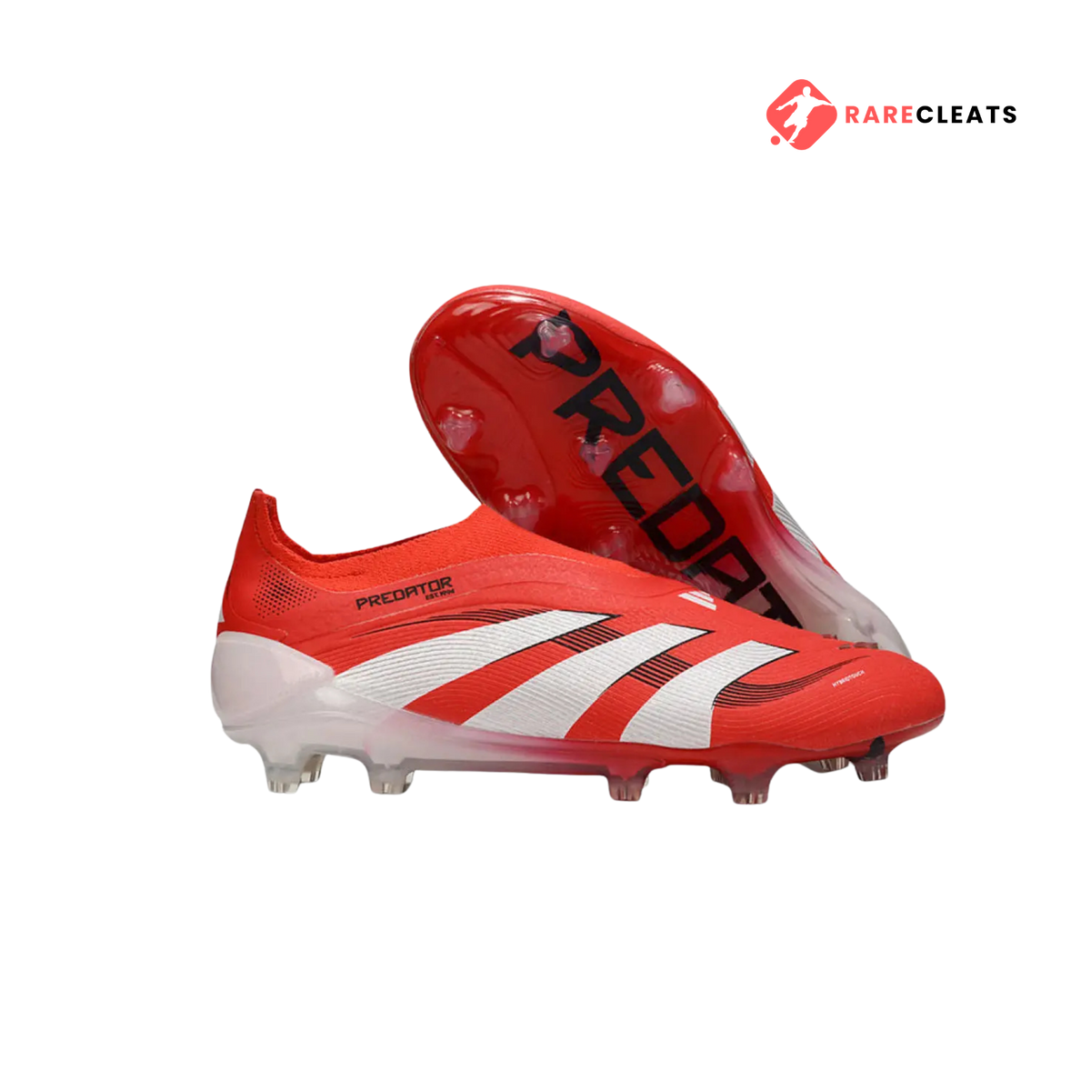 Predator Elite Laceless FG Red/White - Rare Cleats