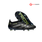 Predator Elite Laceless FG Black/Green - Rare Cleats