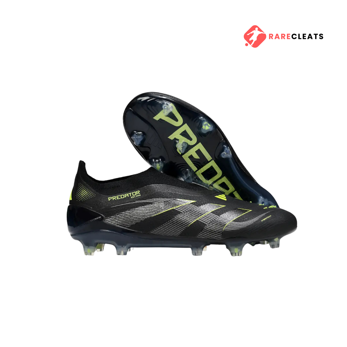 Predator Elite Laceless FG Black/Green - Rare Cleats