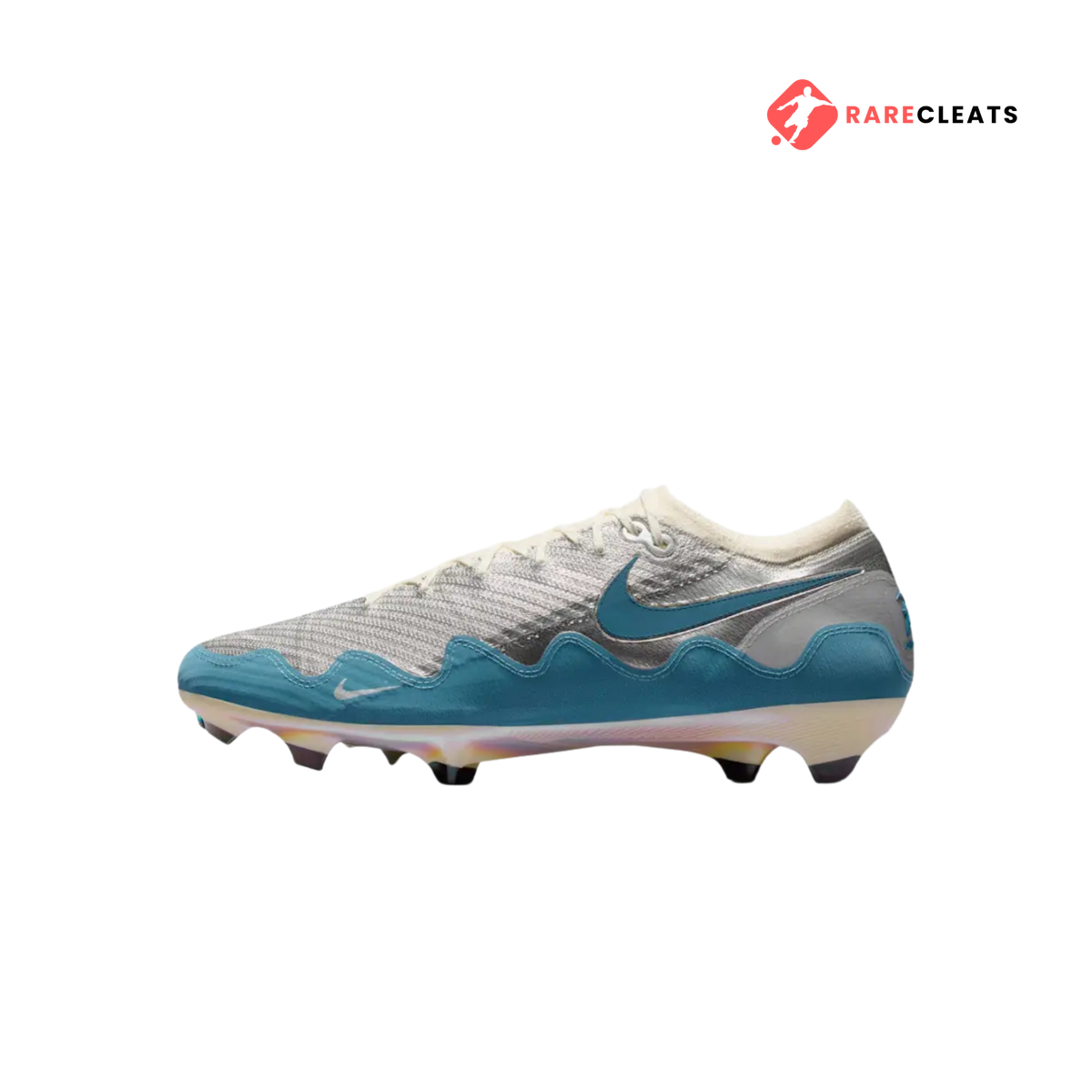 Mercurial Vapor 16 Elite x Patta FG - Special Edition Chrome/Aqua - Rare Cleats