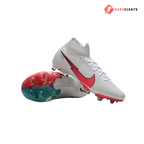 Mercurial Superfly 7 Elite FG White Crimson - Rare Cleats