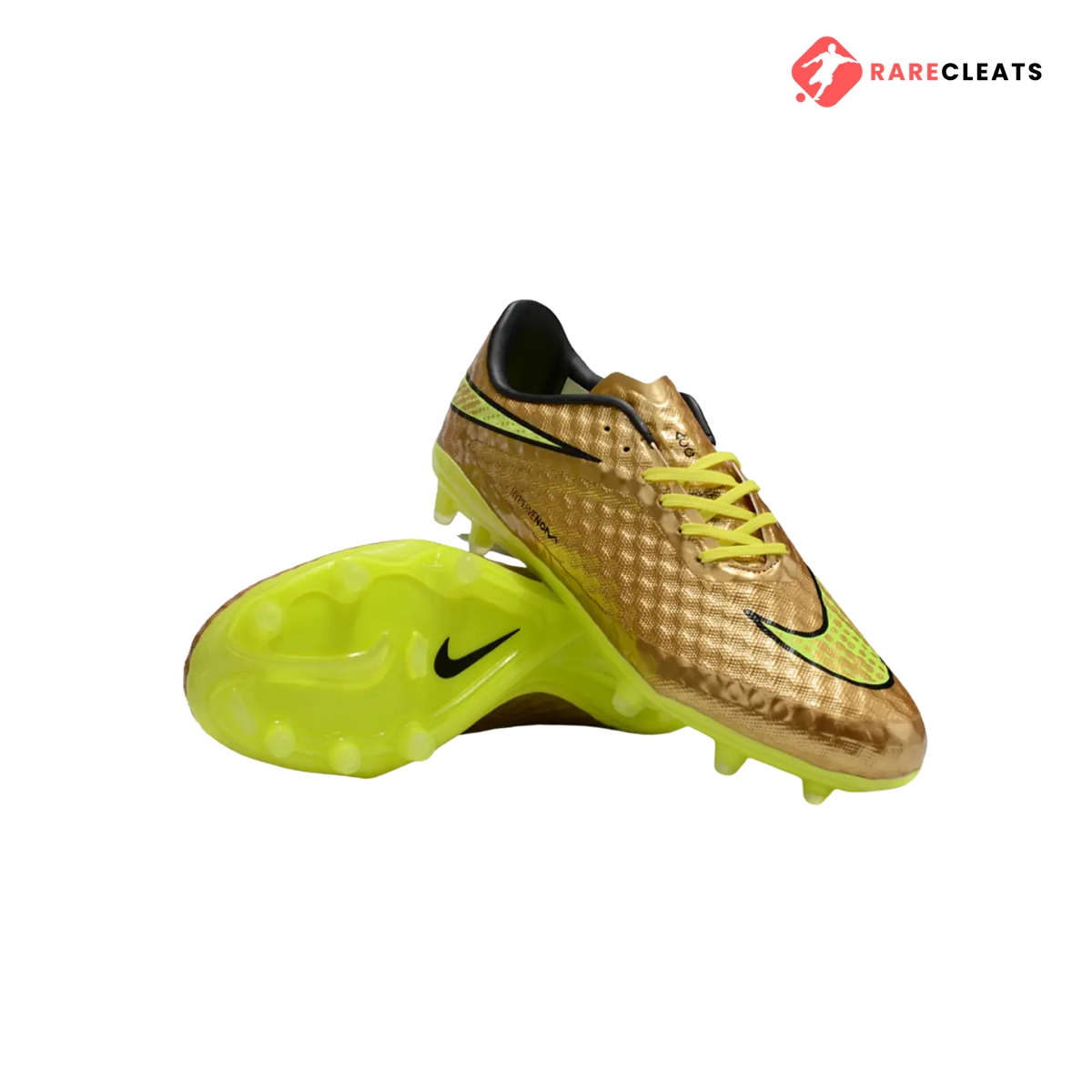 Hypervenom Phantom 1 Elite FG Neymar Gold/Yellow - Rare Cleats