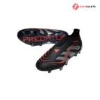 Predator Elite Laceless FG Black/Red - Rare Cleats