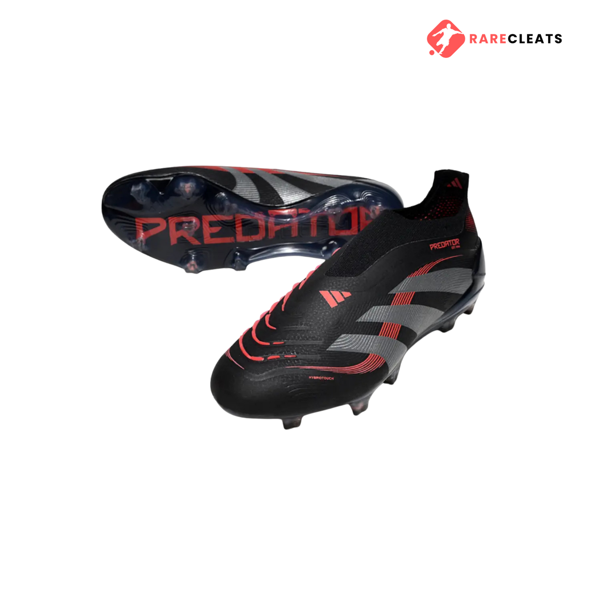 Predator Elite Laceless FG Black/Red - Rare Cleats