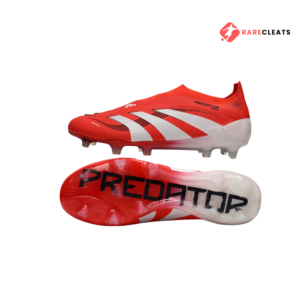Predator Elite Laceless FG Red/White - Rare Cleats