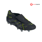 Predator Elite FG FT Black Green - Rare Cleats