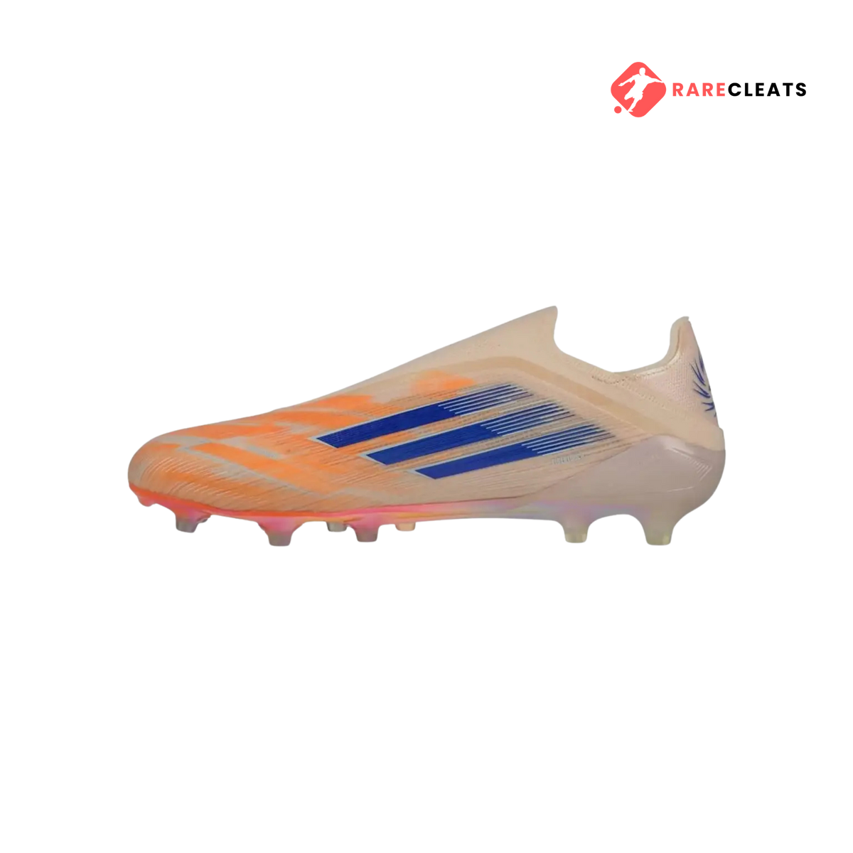 F50 Sparkfusion Elite Laceless FG Coral Blaze - Rare Cleats