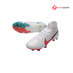 Mercurial Superfly 7 Elite FG White Crimson - Rare Cleats