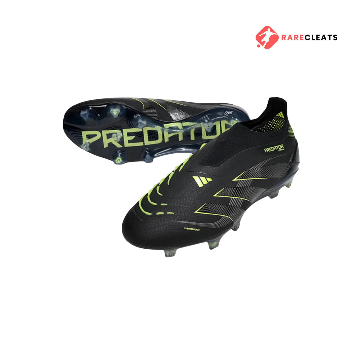 Predator Elite Laceless FG Black/Green - Rare Cleats