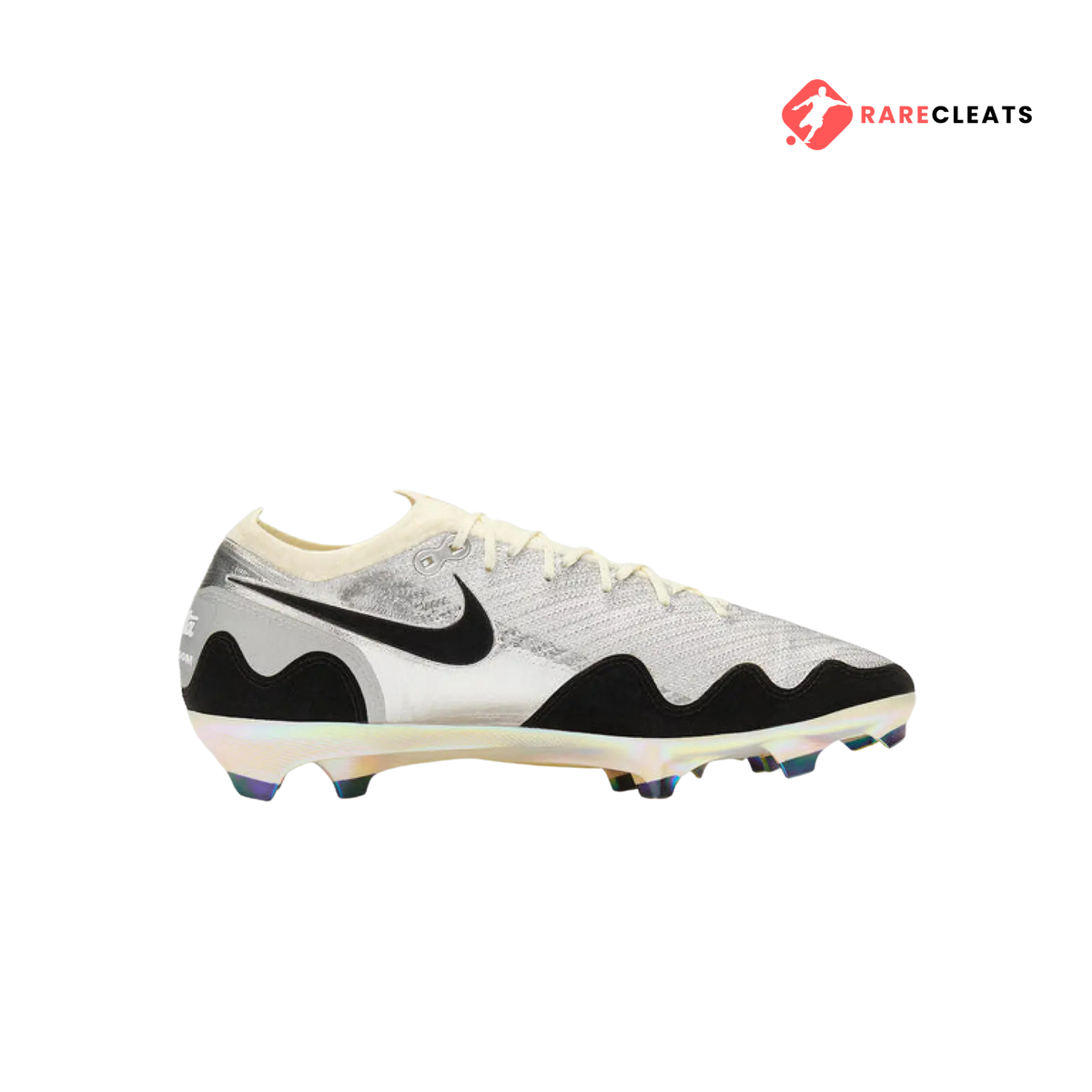 Mercurial Vapor 16 Elite x Patta FG - Special Edition Chrome/Black/White - Rare Cleats