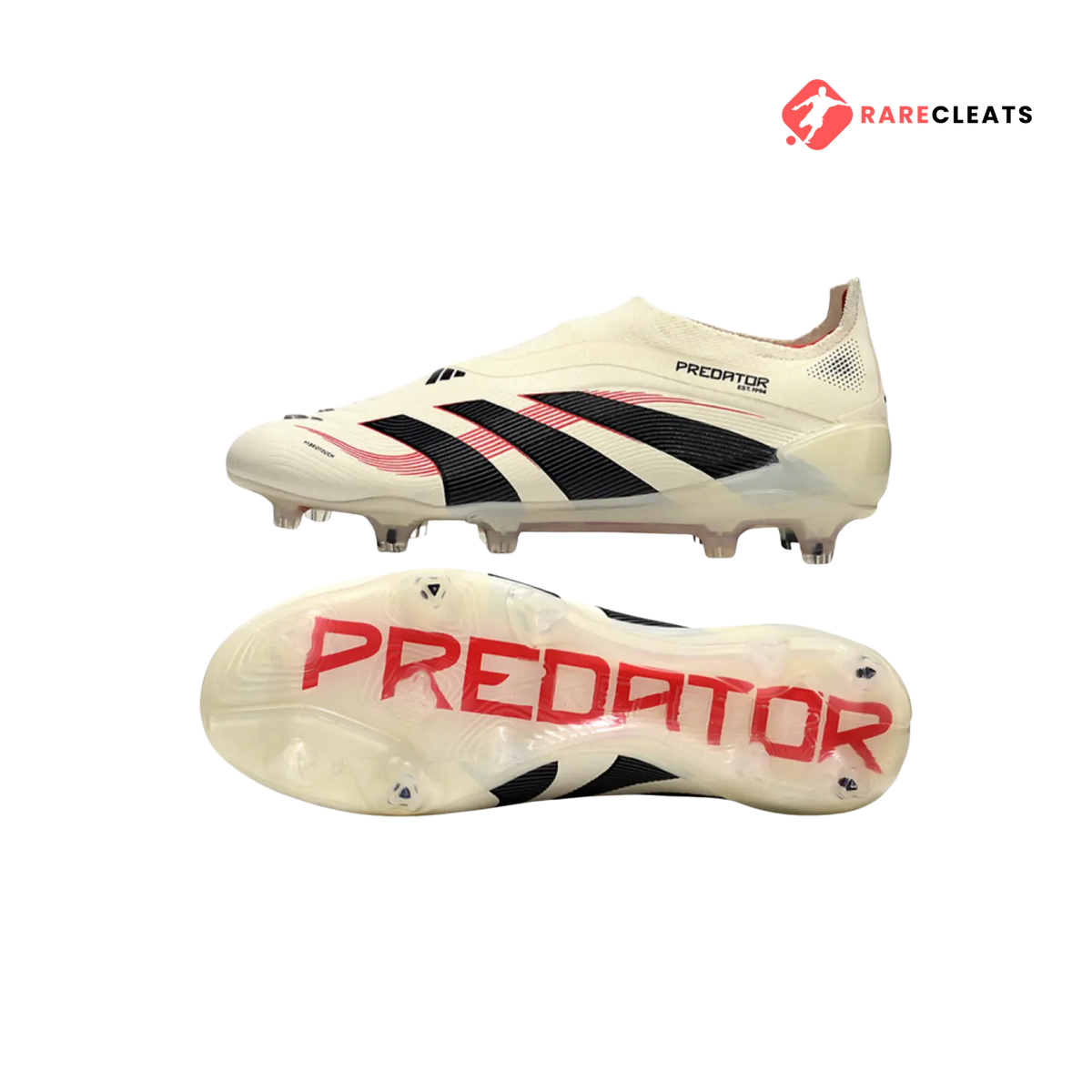 Predator Elite Laceless FG Cream - Rare Cleats