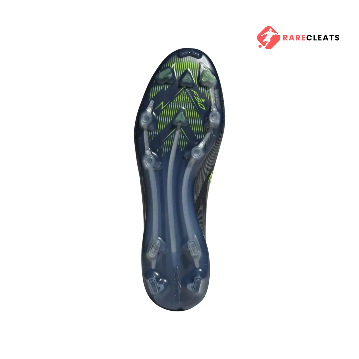 F50 Elite FG Black Green - Rare Cleats
