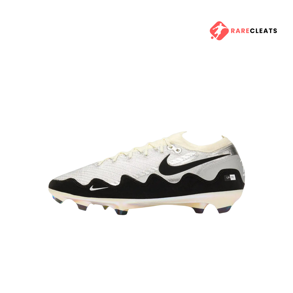 Mercurial Vapor 16 Elite x Patta FG - Special Edition Chrome/Black/White - Rare Cleats