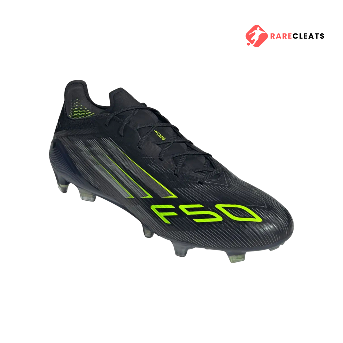 F50 Elite FG Black Green - Rare Cleats
