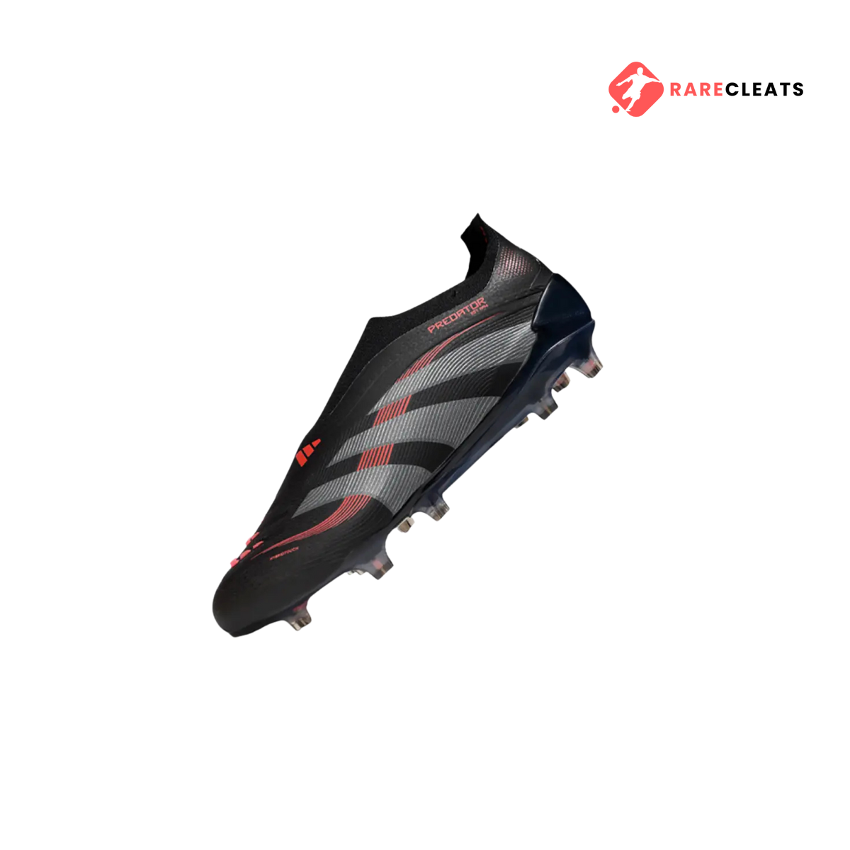 Predator Elite Laceless FG Black/Red - Rare Cleats
