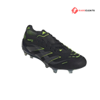 Predator Elite FG Black/Green - Rare Cleats